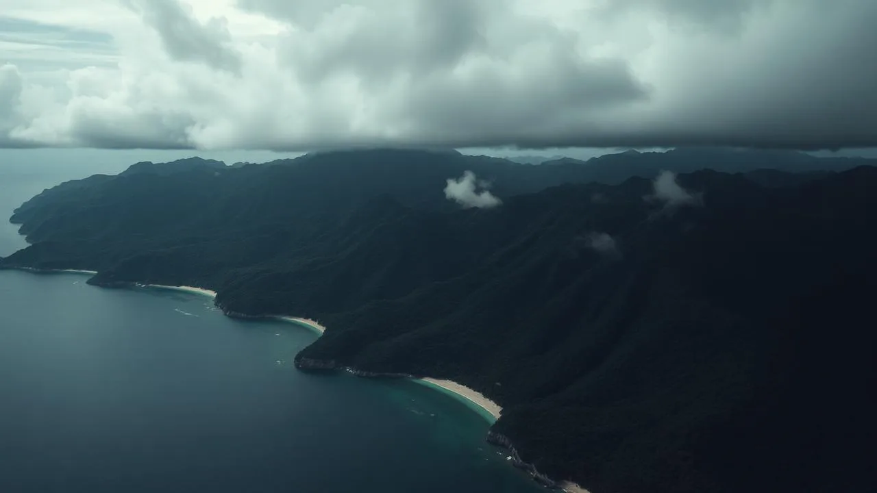 Aerial view of the Cairns & Far North Queensland region, Queensland