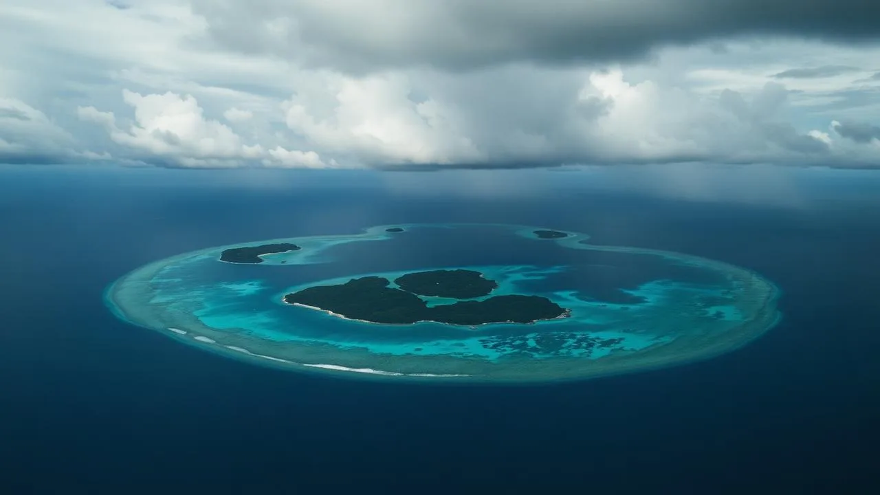 Aerial view of the Mackay & Whitsundays region, Queensland