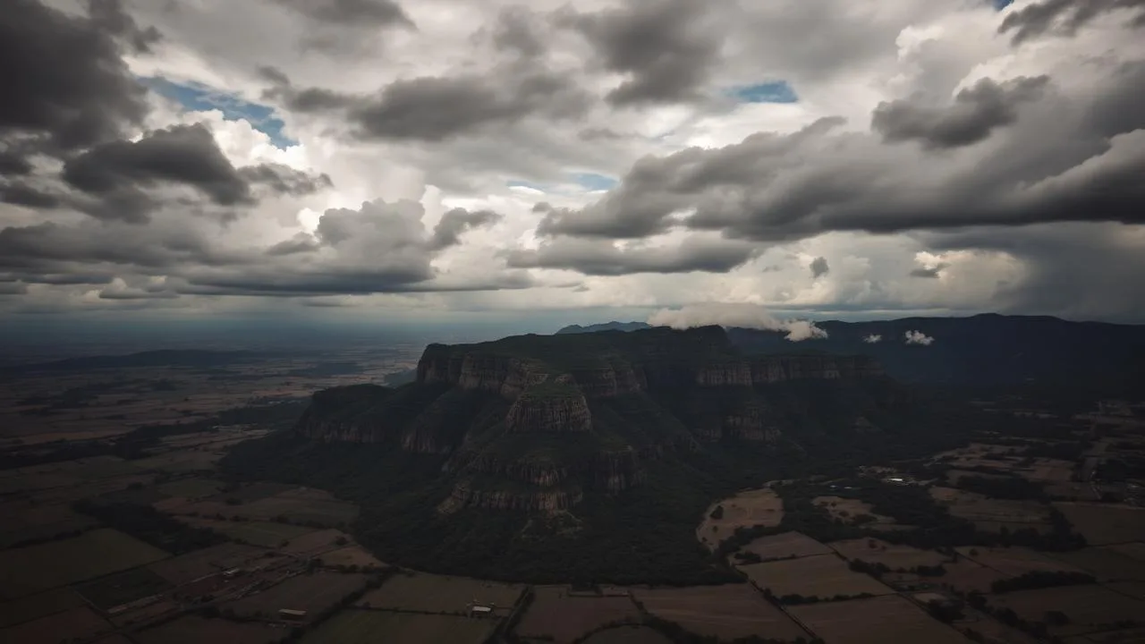 Aerial view of the Toowoomba & Darling Downs region, Queensland